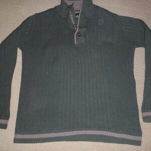 mens Eddie Bauer 4-button xl sweater 100% cotton